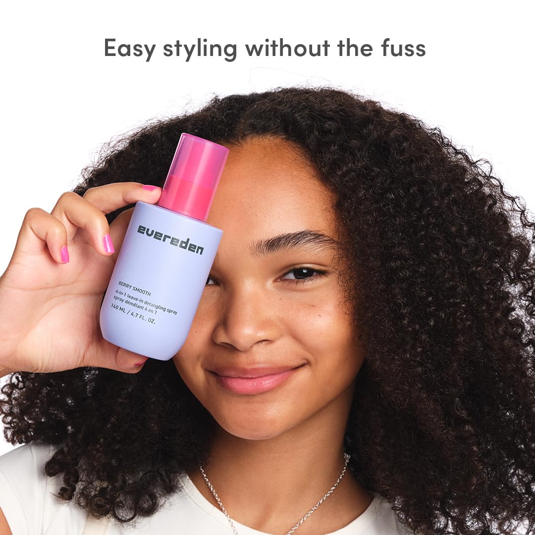 Spray démêlant Evereden 4-en-1 pour enfants, utilisation facile