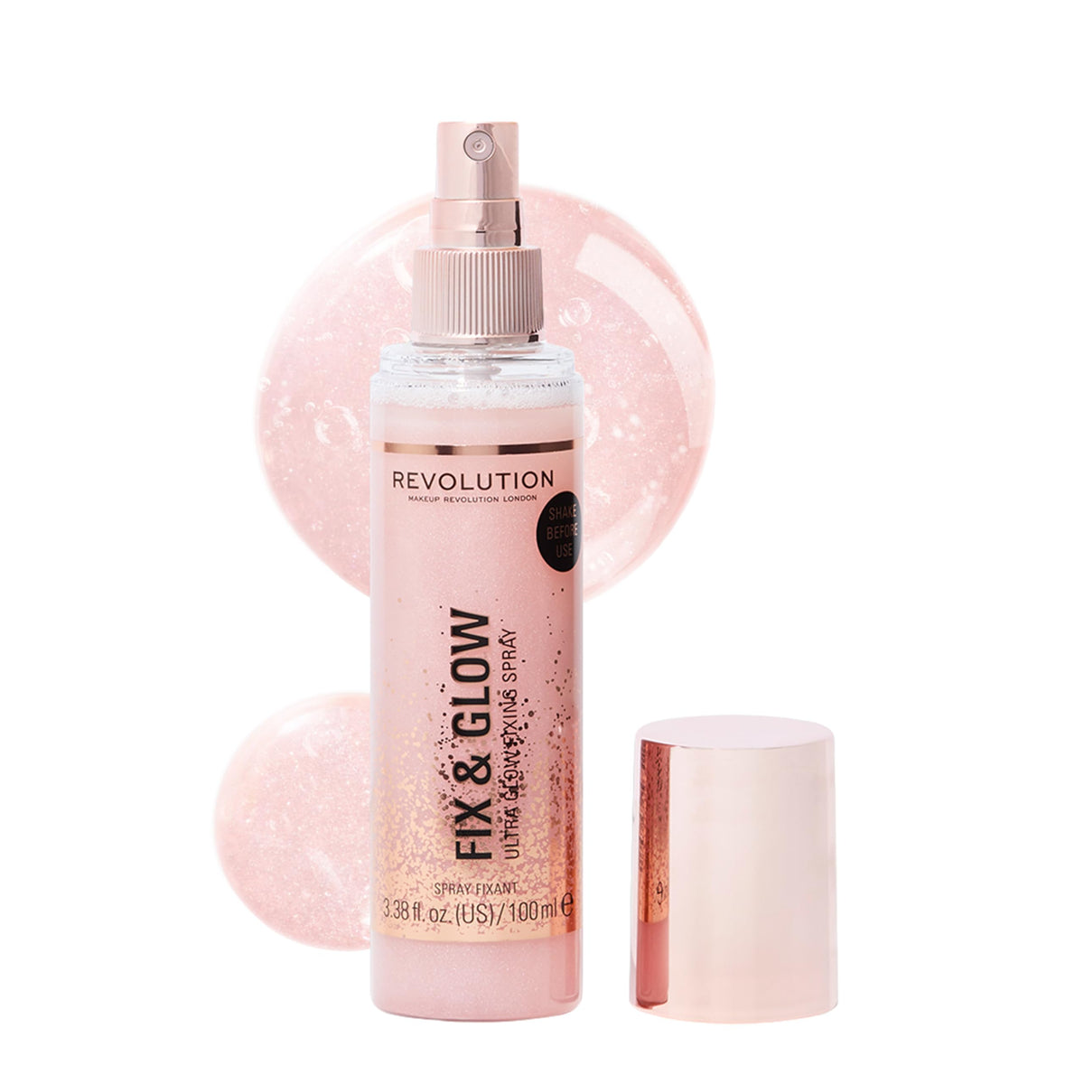 Spray Fixant & Éclaircissant Revolution Beauty London 100ml, vue de face