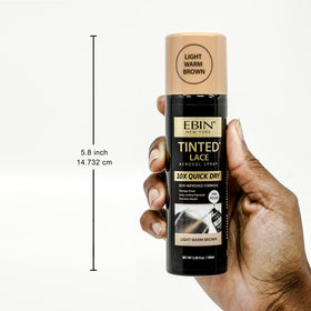 Spray Lace Teinté EBIN NEW YORK sur un fond neutre