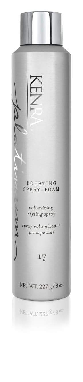 Spray-Mousse Volumisant Kenra 17 vue avant avec bouchon