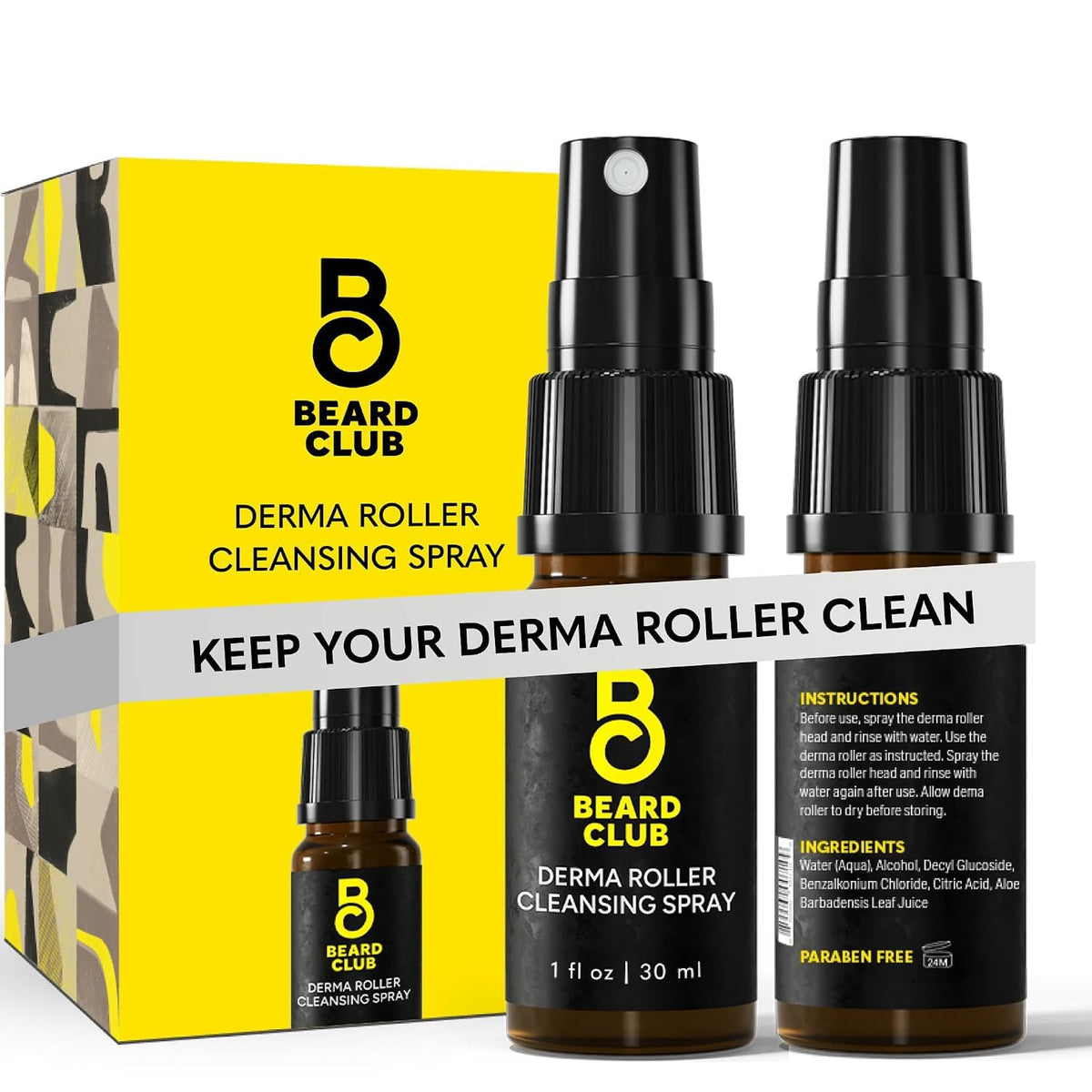 Spray nettoyant The Beard Club 30ml vue avant