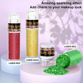 Spray paillettes Scarman 32g sur une table avec décorations