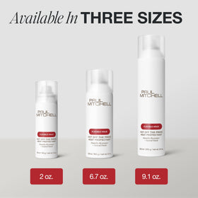 Spray Protecteur de Chaleur Paul Mitchell sur fond blanc