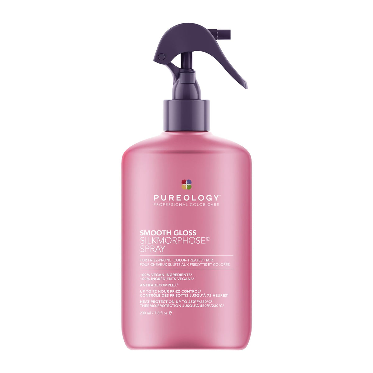 Spray Pureology Smooth Gloss Silkmorphose 260g vue avant