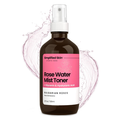 Spray Rose et Glycérine Simplified Skin 272g vue de face