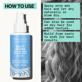 Spray Salty Waves de Pacifica sur une coiffeuse