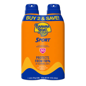Spray solaire Banana Boat Sport SPF 50 pack de 2