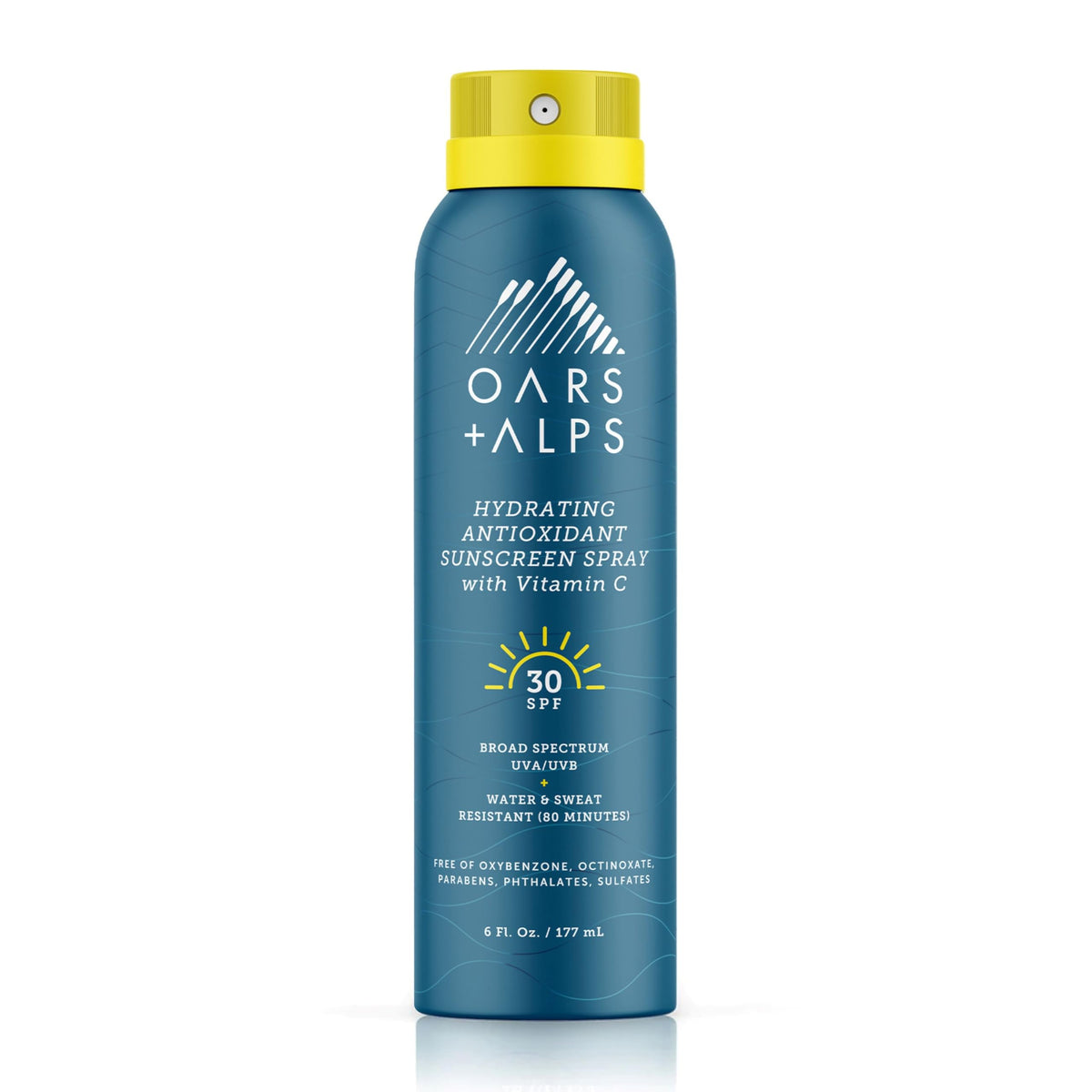 Spray Solaire Corps SPF 30 Oars + Alps vue avant, 175ml