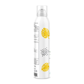 Spray solaire Hello Bello en gros plan sur l'emballage