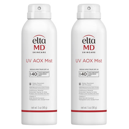 Spray solaire minéral EltaMD UV AOX 5 oz vue avant