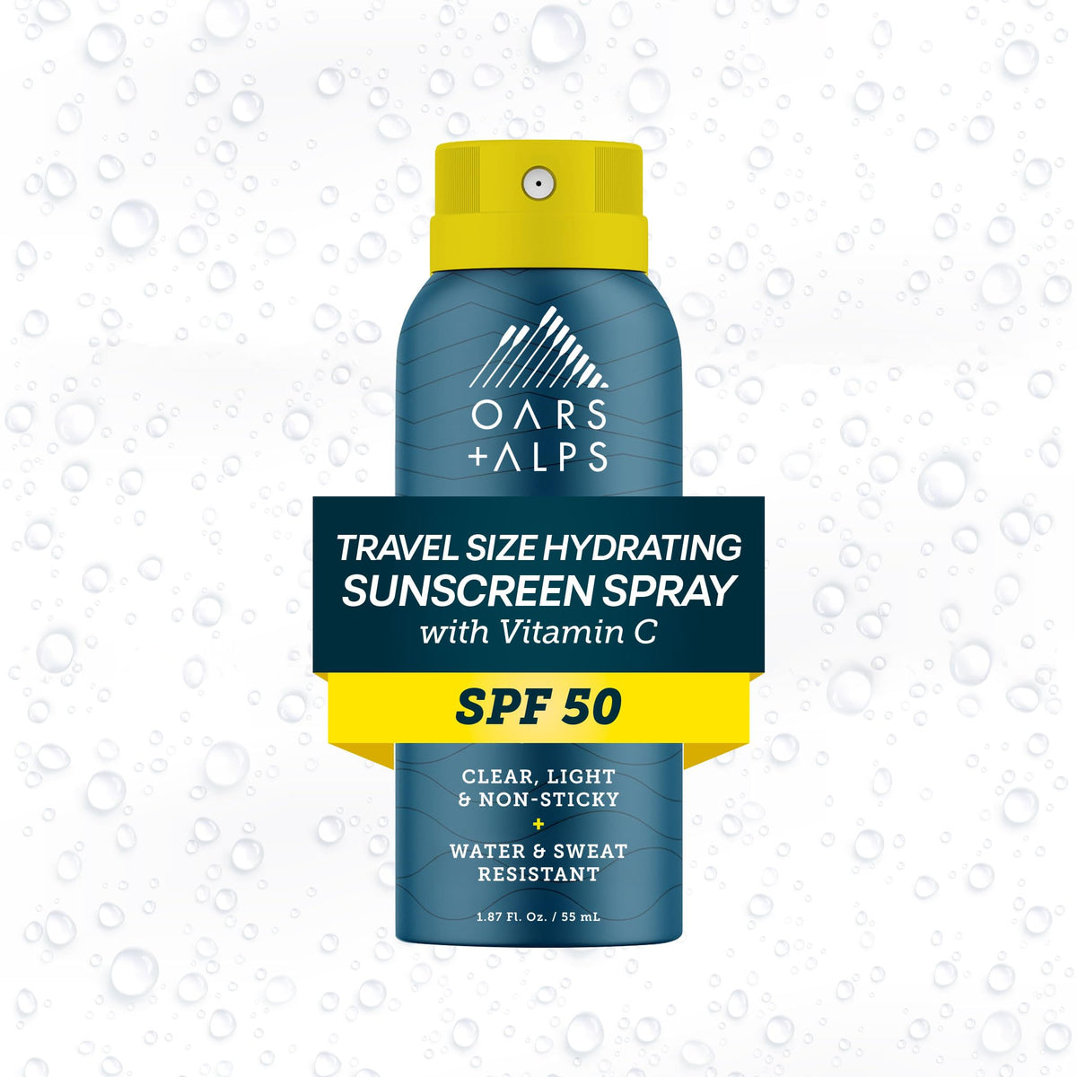 Spray solaire Oars + Alps SPF 50 1,87 oz vue avant