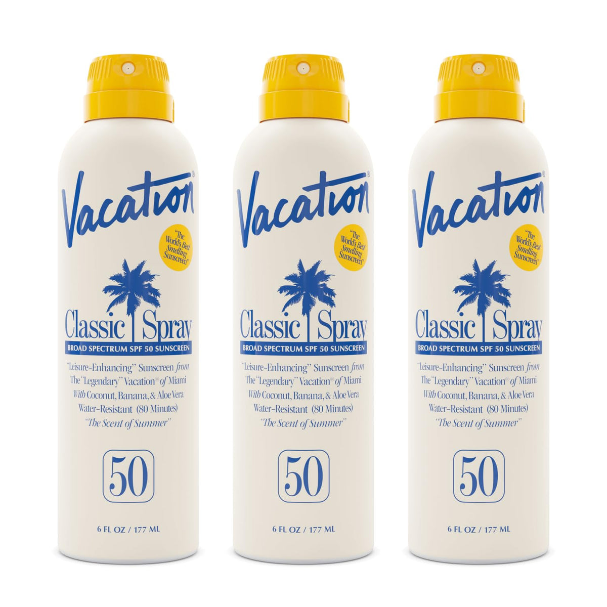 Spray Solaire VACATION Classic SPF 50 vue de face