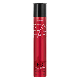 Spray & Stay de SexyHair 320g vue de face avec flacon rouge