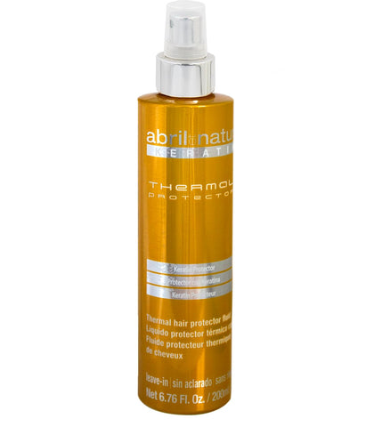 Spray thermique à la kératine abril et nature vue avant