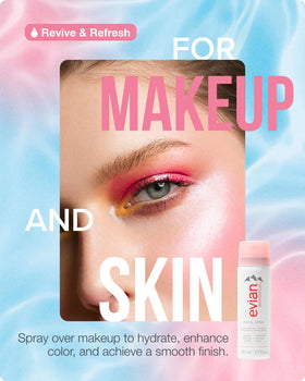 Spray visage Évian avec texture fine