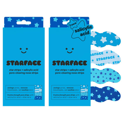 Starface Bandes de Pores Acide Salicylique 16 unités emballage avant