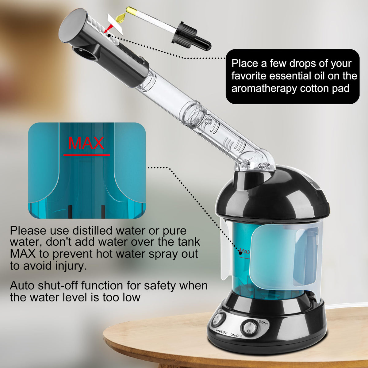 Steamer KINLITO sur fond de spa