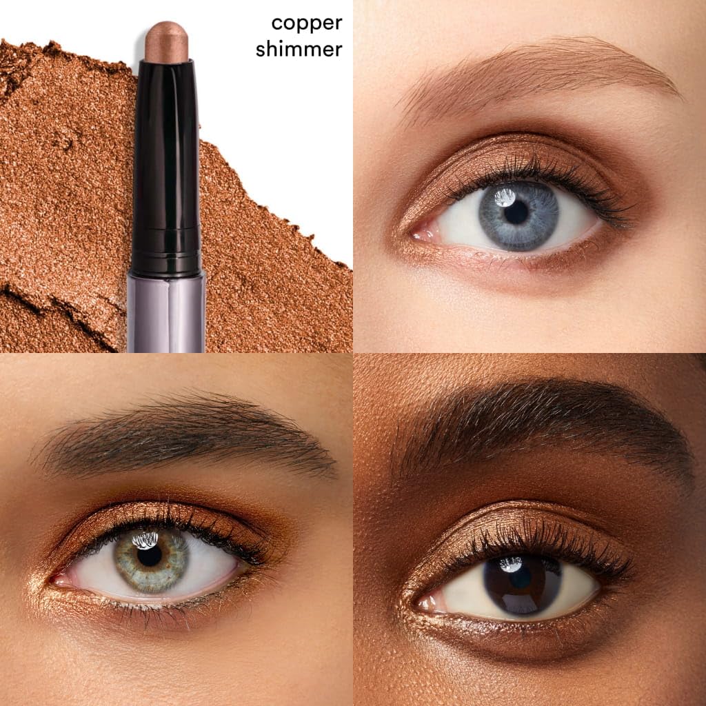 Stick à paupières Julep ouvert montrant la couleur Cuivre Pailleté