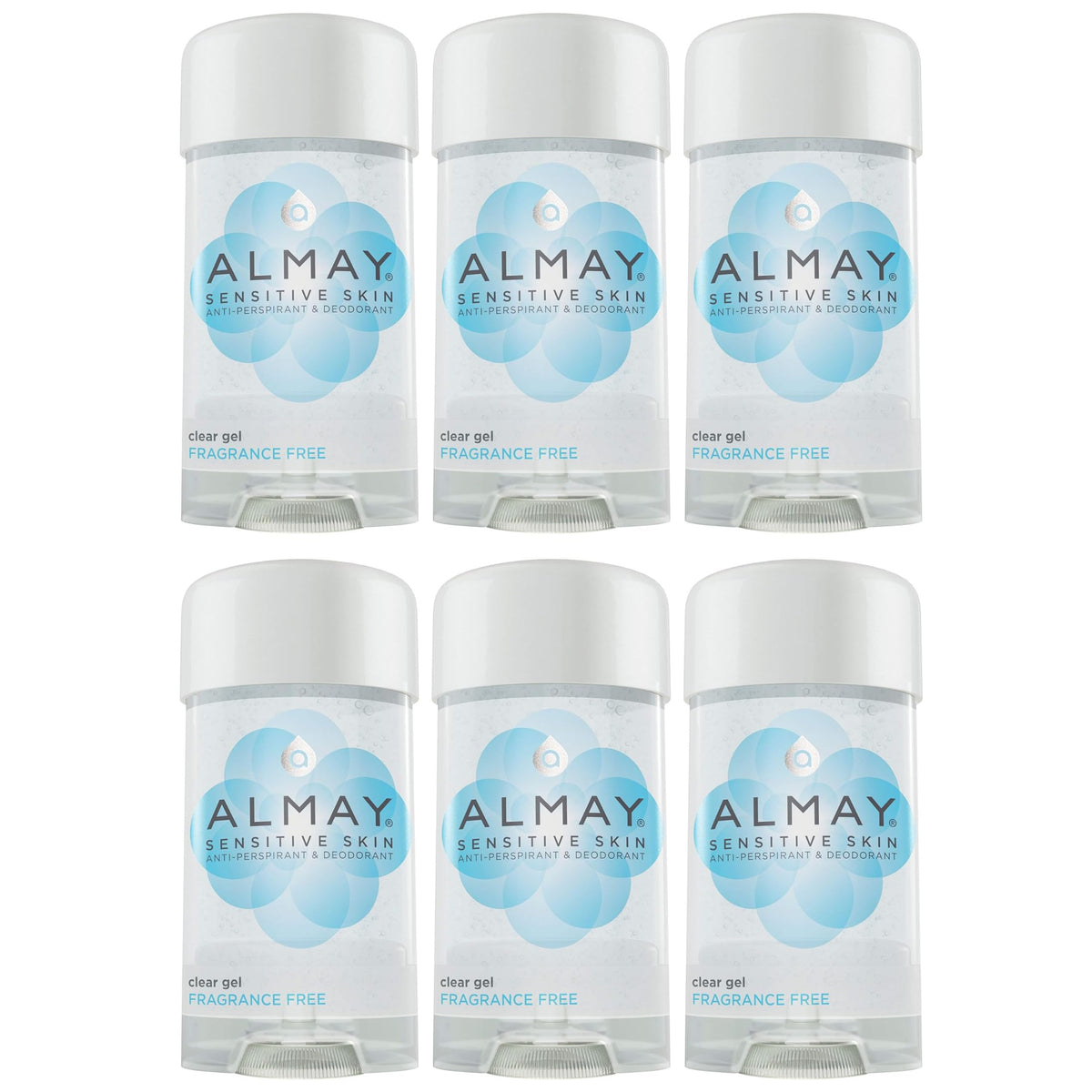 Stick Almay Gel Transparent Antitranspirant 64g face avant