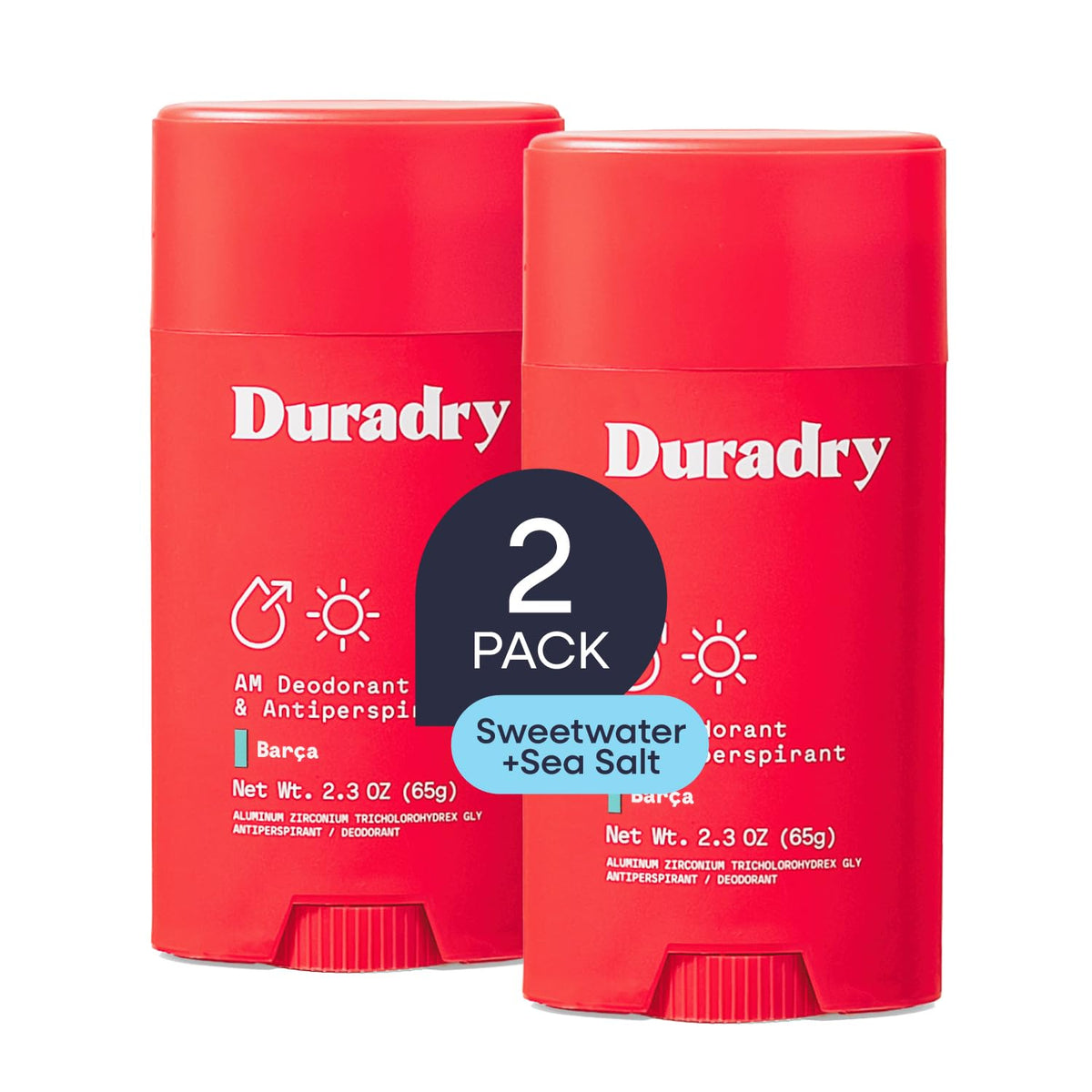 Stick antitranspirant Duradry 222g vue de face