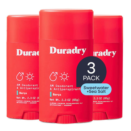 Stick antitranspirant Duradry 340g vue avant avec emballage