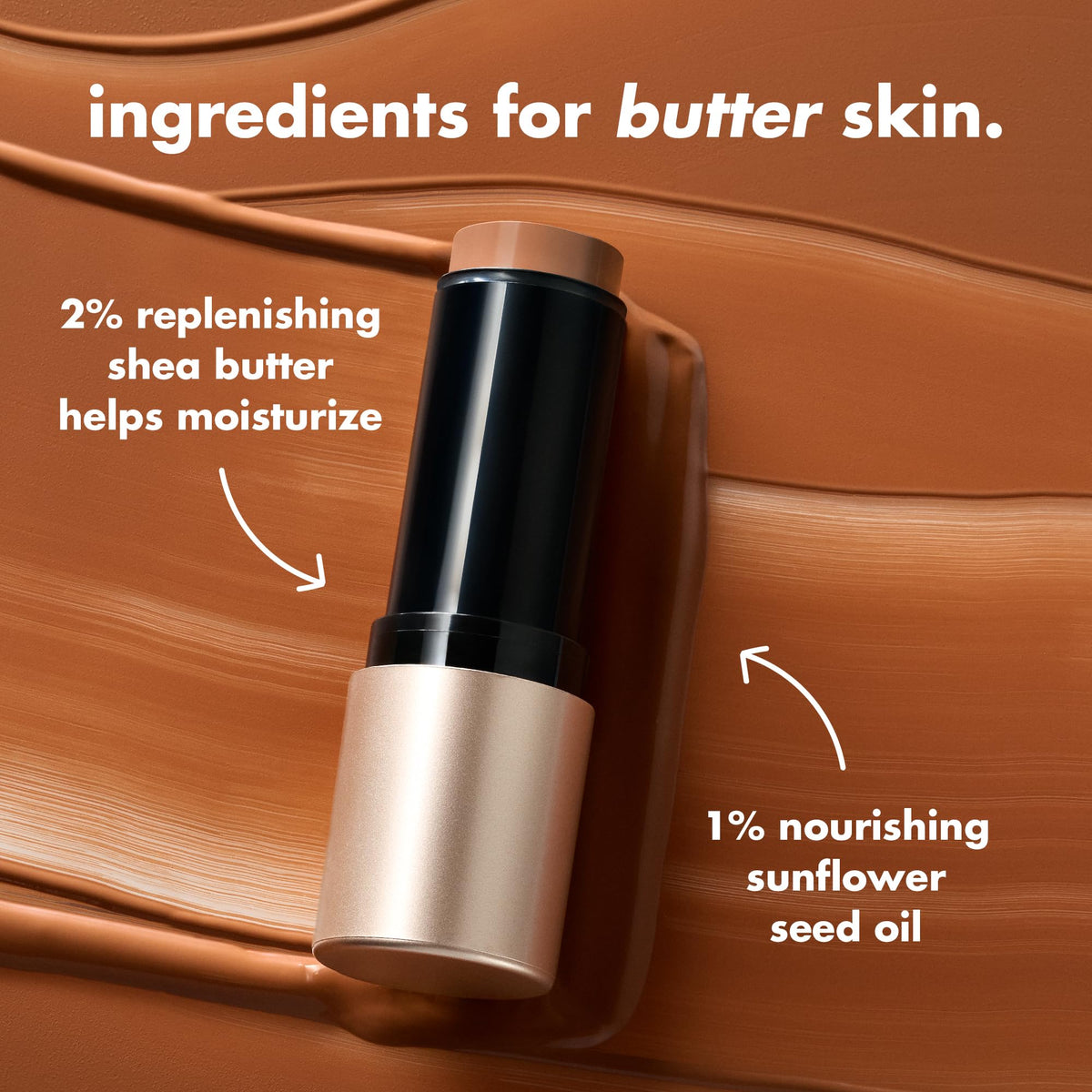Stick bronzant crème e.l.f. Medium-Tan avec texture crémeuse