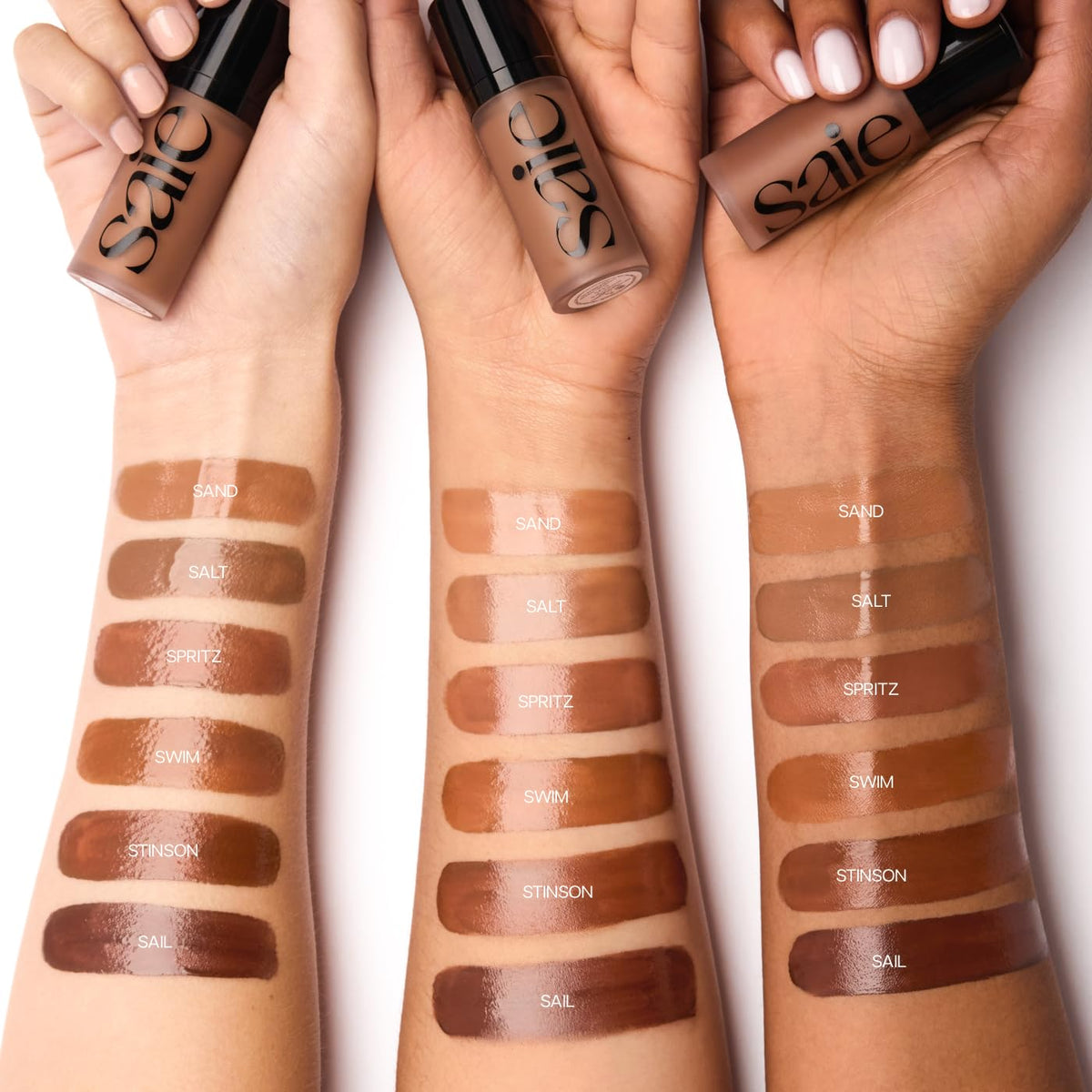 Stick bronzant liquide Saie Dew Bronze avec packaging