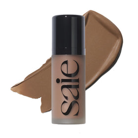 Stick bronzant liquide Saie Dew Bronze vue avant avec applicateur