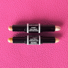Stick Contour Double Embout Medium/Tan wet n wild côté avec highlighter