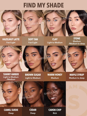 Stick contour liquide SHEGLAM Brown Sugar en cours d'application
