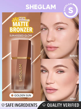 Stick Contour Liquide SHEGLAM ouvert avec applicateur en éponge