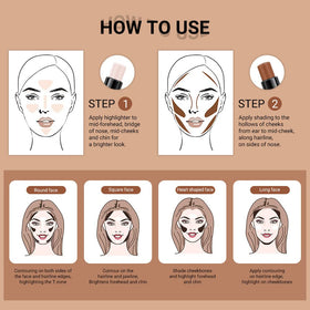 Stick de bronzer crème evpct sur un fond neutre