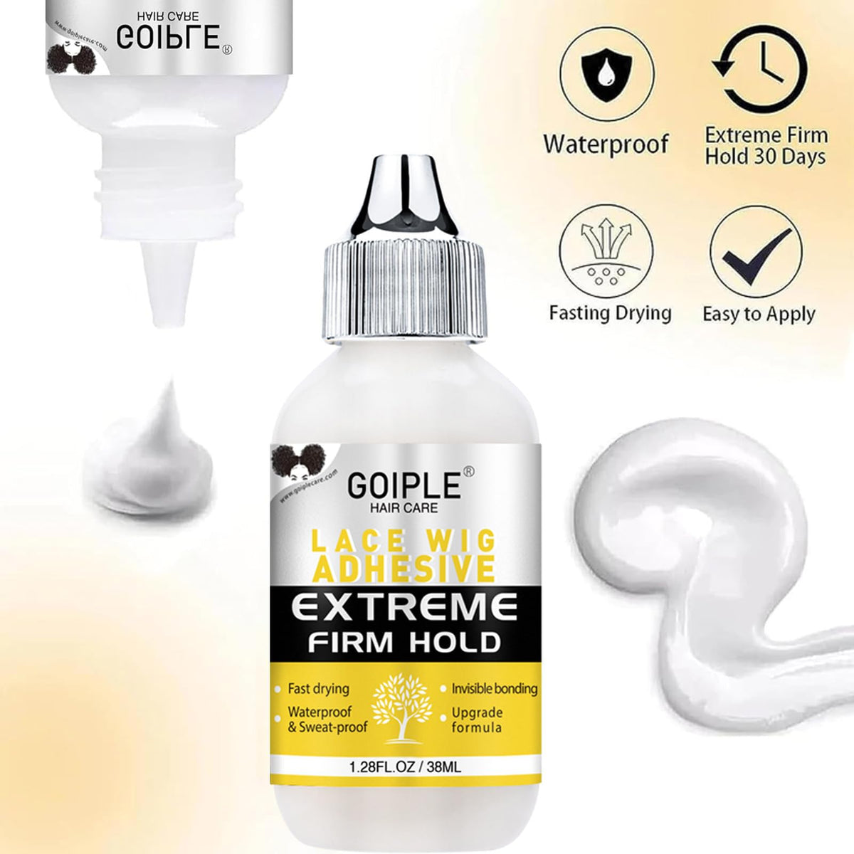 Stick de cire capillaire de 76 g du kit Goiple