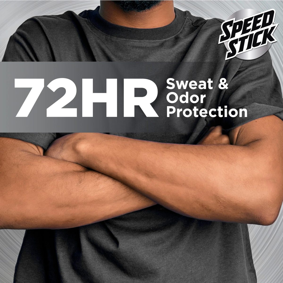 Stick de déodorant Speed Stick en application sur la peau