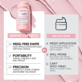 Stick de masque SKINTIFIC à la Rose, taille et dimension