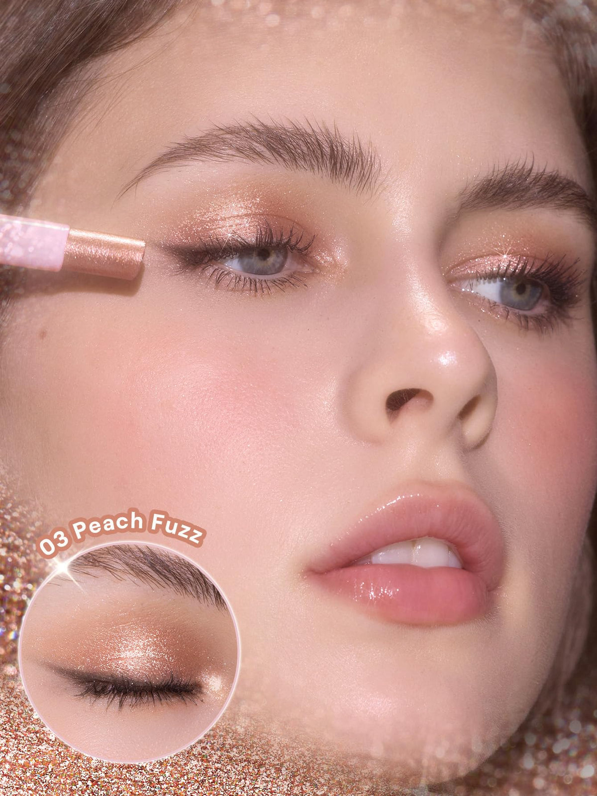 Stick Gelée Cristal SHEGLAM 10g ouvert avec le produit visible
