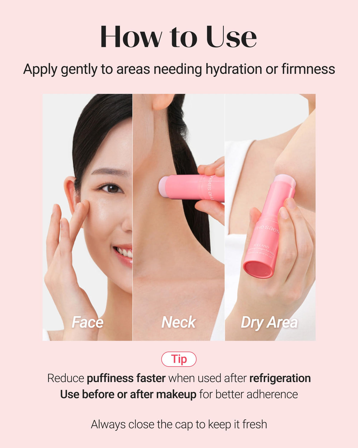 Stick hydratant au collagène THESAEM en boîte