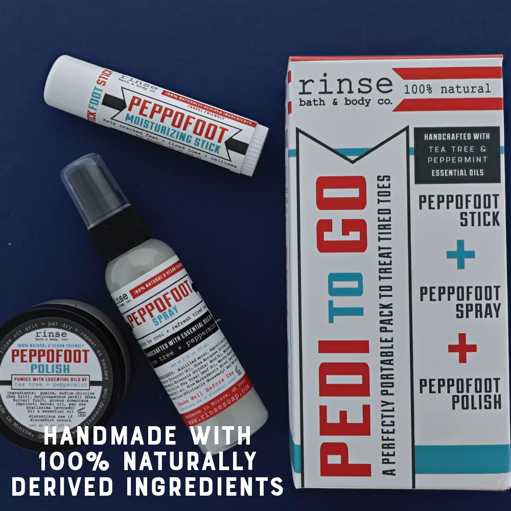 Stick hydratant Peppofoot Rinse Bath & Body de 18 g