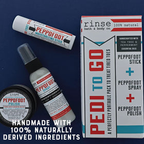 Stick hydratant Peppofoot Rinse Bath & Body de 18 g