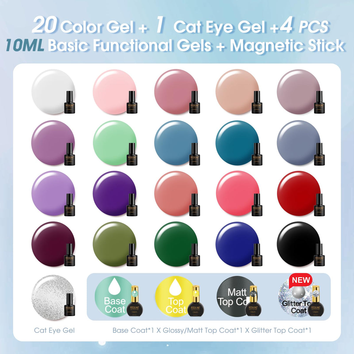 Stick magnétique inclus dans le kit de vernis ROSALIND