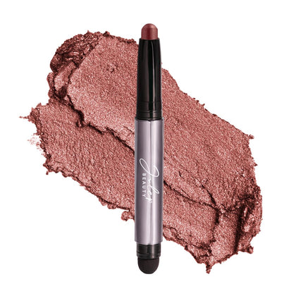 Stick ombre à paupières Julep Rouge Vin Pailleté vue de face