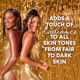 Stick Shimmer Palmer's avec éclat sur les jambes