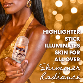 Stick Shimmer Palmer's ouvert montrant la texture du produit