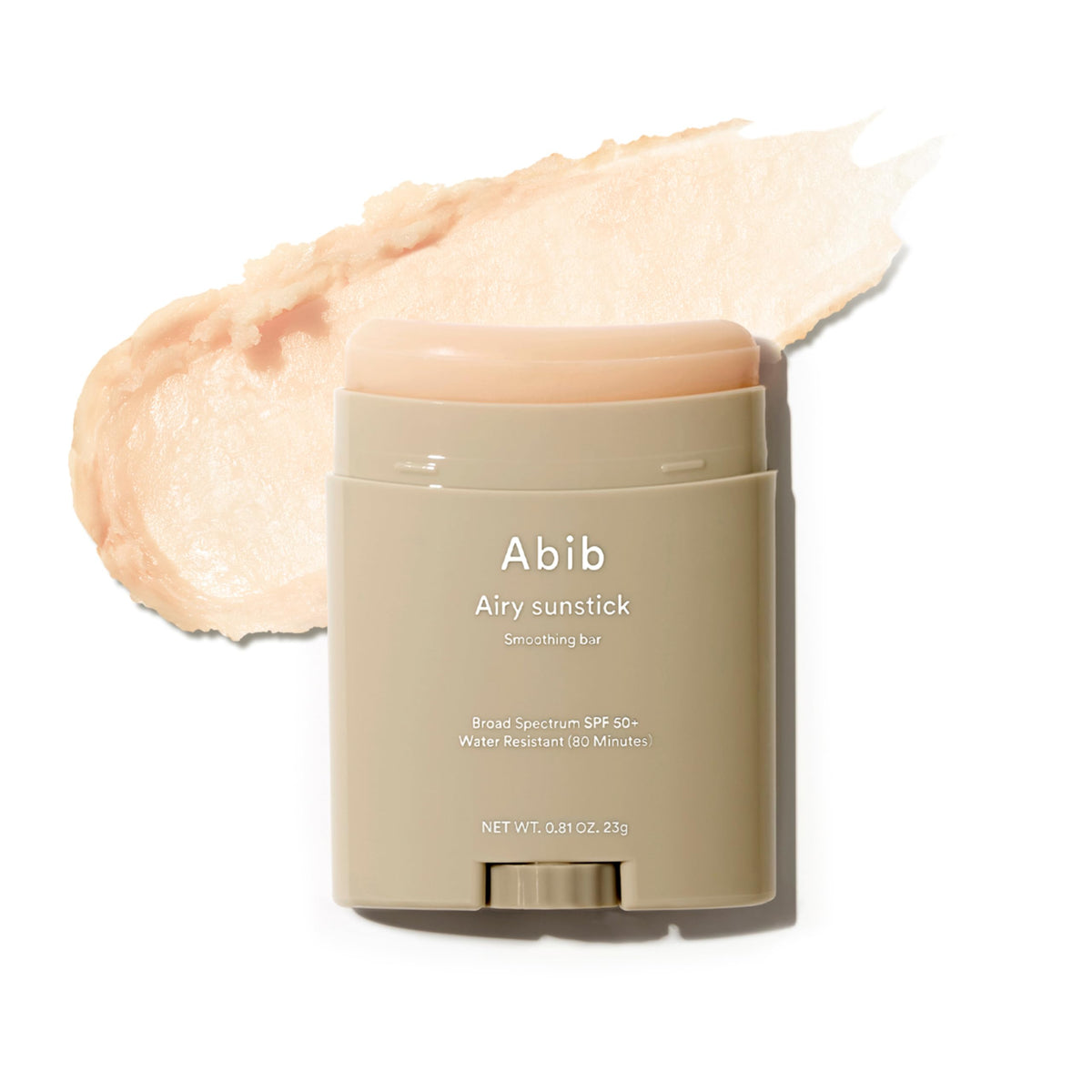 Stick solaire Abib Airy SPF50+ vue de face