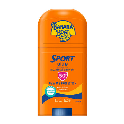 Stick solaire Banana Boat Sport SPF 50 vue avant
