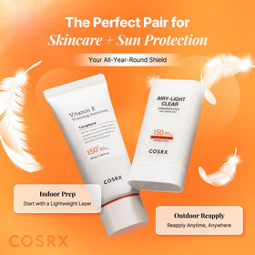 Stick solaire COSRX en extérieur sous le soleil