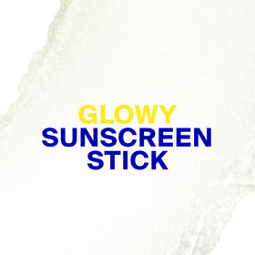 Stick solaire Supergoop! Glow Stick SPF 50 sur une peau éclatante