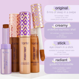 Stick Tarte Shape Tape dans un cadre beauté