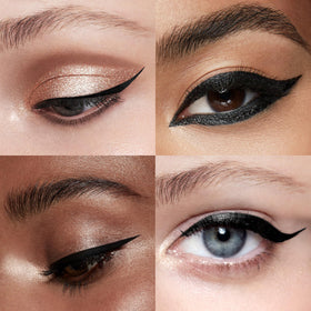 stila Eyeliner Liquide Waterproof 9g en application sur un œil
