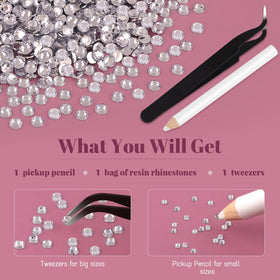 Strass en résine dans un projet de scrapbooking